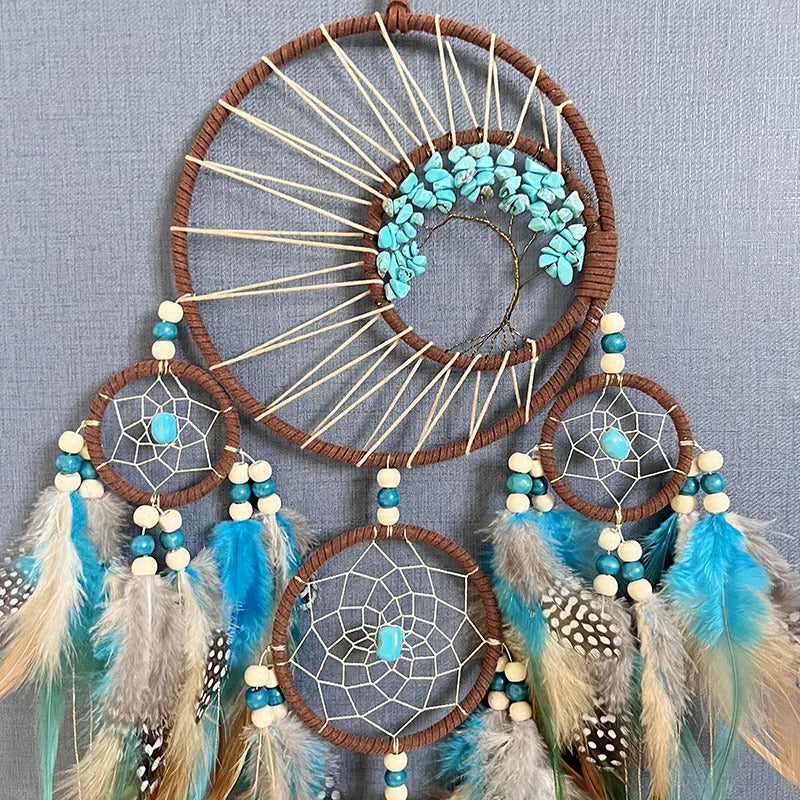 Dreamcatcher Vintage Wind Chime Hanging Decoration Home Decor - Front View