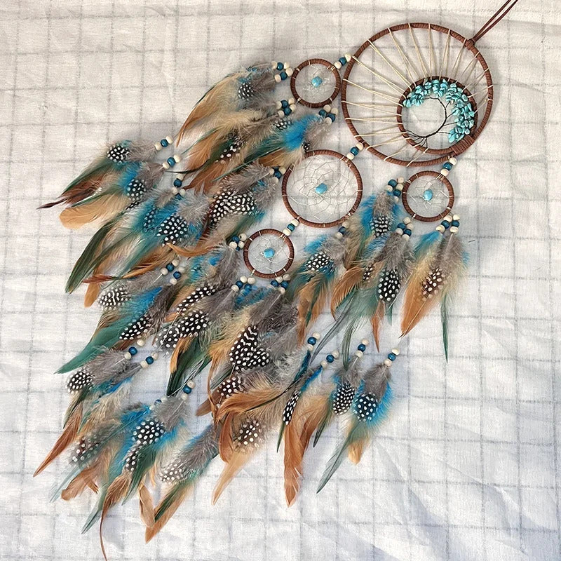 Dreamcatcher Vintage Wind Chime Hanging Decoration Home Decor - Side View
