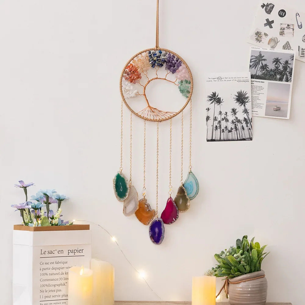 Moon Dreamcatcher Hanging Home Decoration - In Use