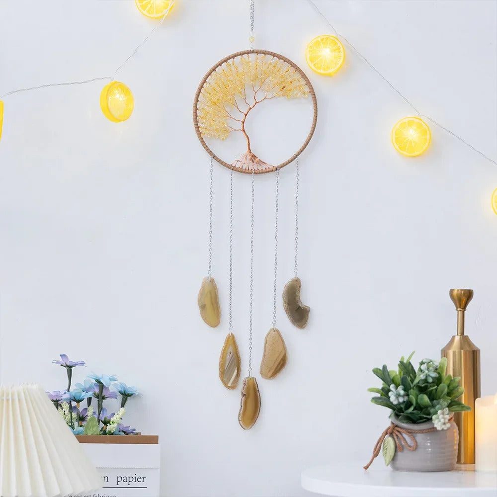 Moon Dreamcatcher Hanging Home Decoration - Size Reference