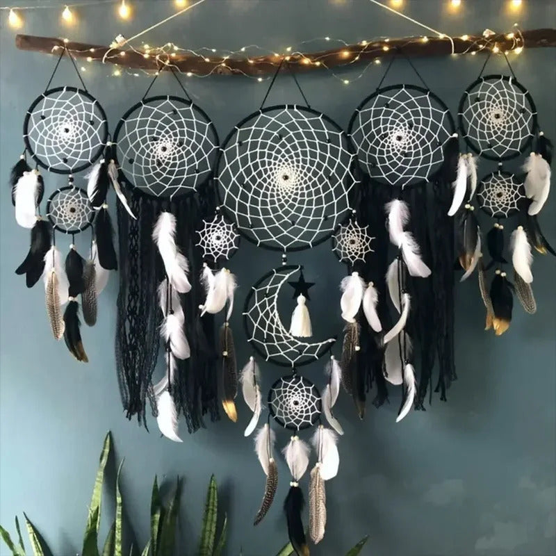 Dreamcatcher Bohemian Home Decor Wall Hanging Decoration - Detail View
