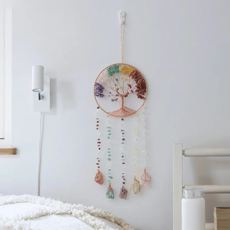 Moon Dreamcatcher Hanging Home Decoration - Front View