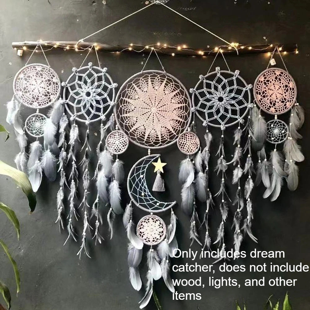 Dreamcatcher Wreath style Wall Hanging Decoration Dream Catcher - Dimensions